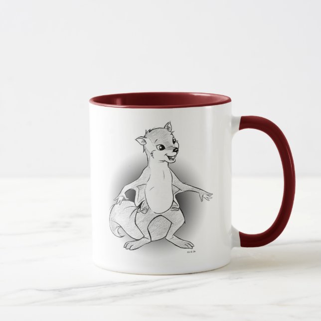 Caneca esquilo de vôo (Direita)