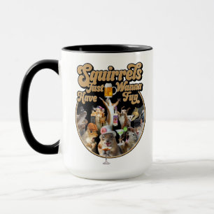 Caneca Esquilos Só Querem Divertir-Se