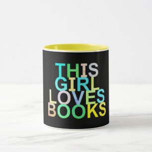 CANECA ESSA GAROTA ADORA LIVROS MUG