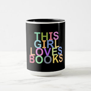 CANECA ESSA GAROTA ADORA LIVROS MUG