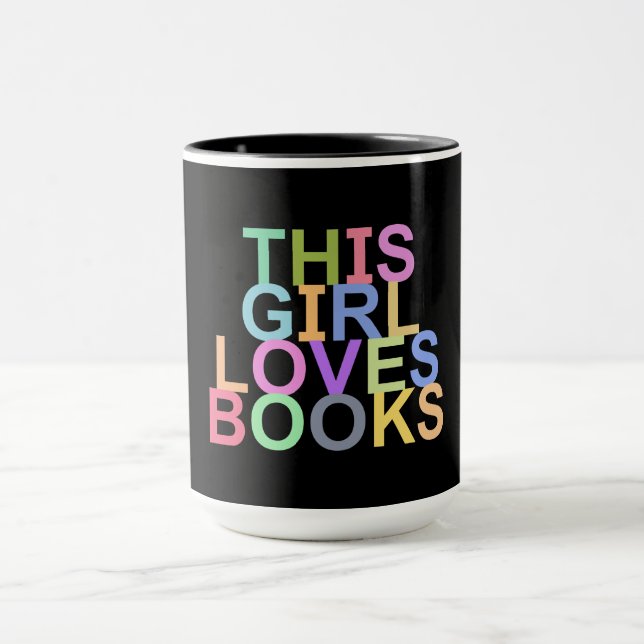 CANECA ESSA GAROTA ADORA LIVROS MUG (Centro)