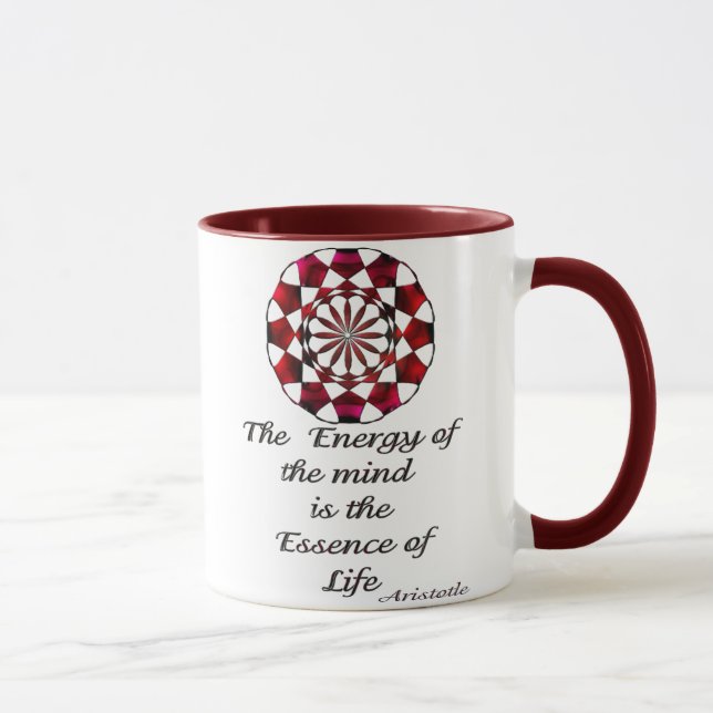 Caneca *Essence de Life* - citações de Aristotle (Direita)