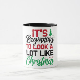 Caneca Está começando a parecer muito com o Natal