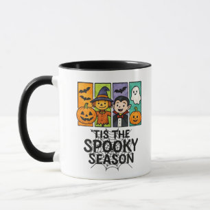 Caneca Esta É A Época Estranha Vampiro Do Halloween Pumpk