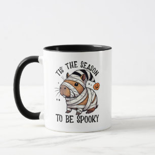 Caneca Esta É A Época Para Ser Spooky Capybara Halloween