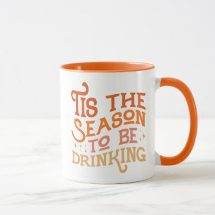 Caneca Esta é a estação para ser Design de Feriado Engraç