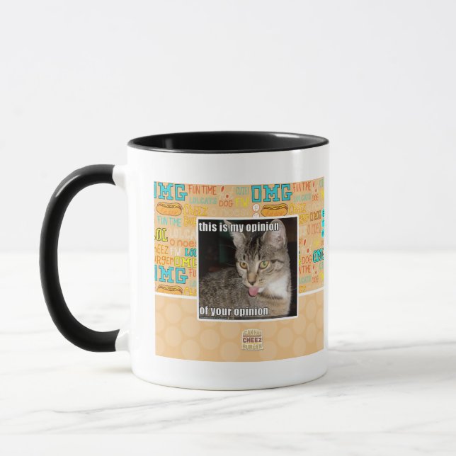Caneca esta é a minha opinião (Esquerda)