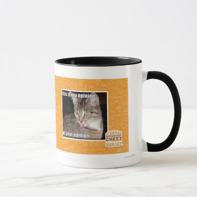 Caneca esta é minha opinião (Direita)