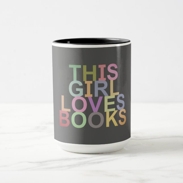 CANECA ESTA GAROTA ADORA LIVROS (Centro)