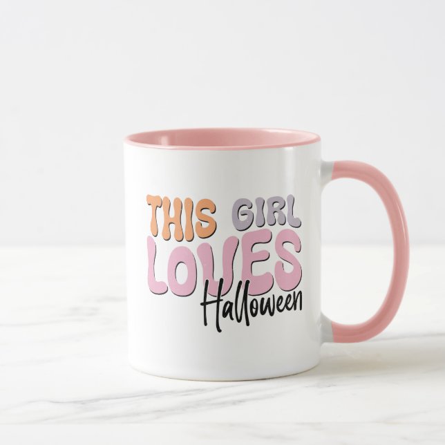 Caneca Esta Menina Adora Halloween (Direita)