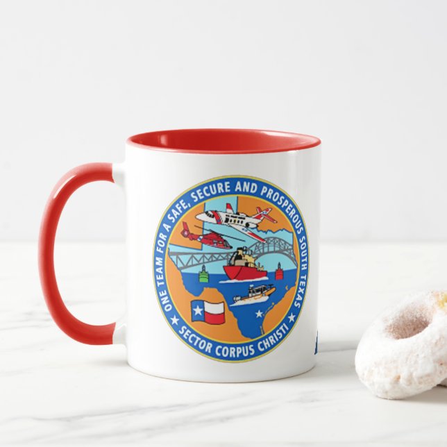 Caneca Estação USCG Corpus Christi Texas (Com Donut)