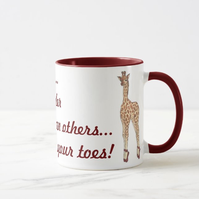 Caneca Estada em seus dedos do pé! (Direita)