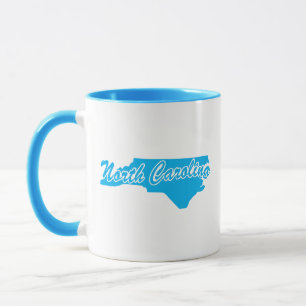 Caneca Estado da Carolina do Norte em Forma de Mug