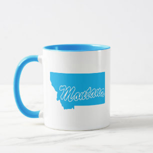 Caneca Estado De Montana Shape Mug