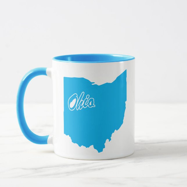 Caneca Estado De Ohio Shape Mug (Esquerda)