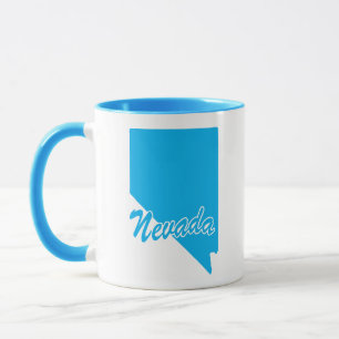 Caneca Estado Do Shape Mug De Nevada