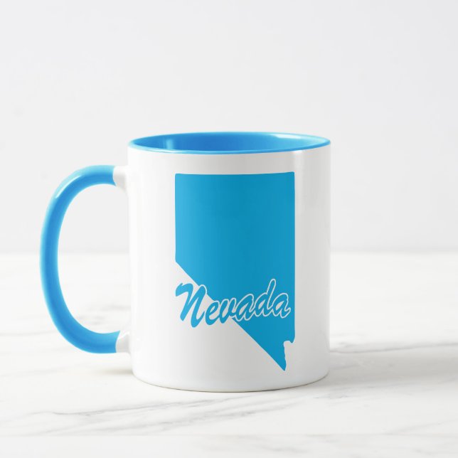 Caneca Estado Do Shape Mug De Nevada (Esquerda)