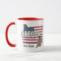 Estados Unidos do Oregon Mapa Retroativo dos EUA S