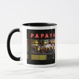Caneca Estados Unidos, Nova York. Papaya Cinza: janela