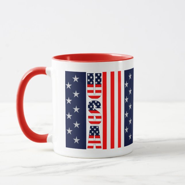 Caneca Estados Unidos Sinalizador Estrelas e Stripes Pers (Esquerda)