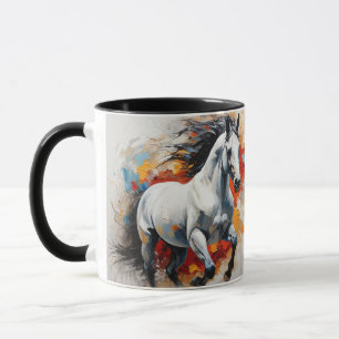 Caneca Estalhão Branco Dinâmico - Mug 3D Majestoso