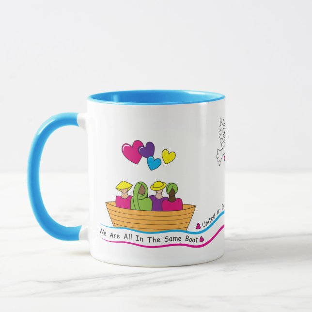 Caneca Estamos Todos No Mesmo Barco. (Esquerda)