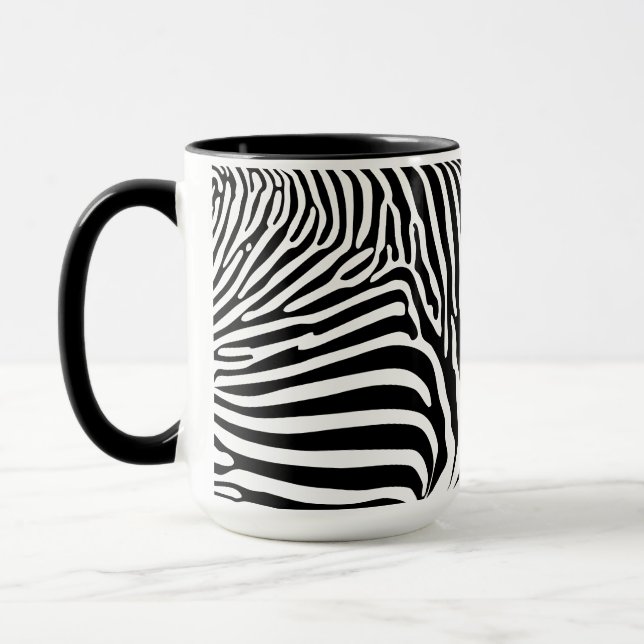 Caneca Estampa de Zebra (Esquerda)
