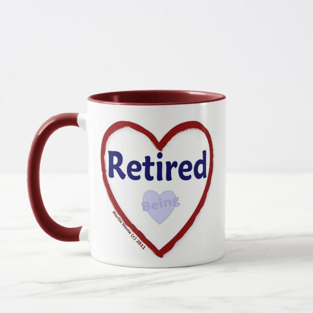 Caneca Estando aposentado (Esquerda)