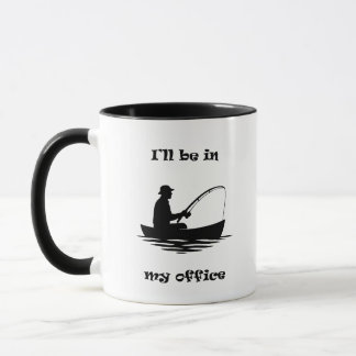 Caneca Estarei no meu escritório Presente engraçado de pe