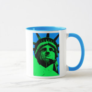 Caneca Estátua da liberdade do pop art
