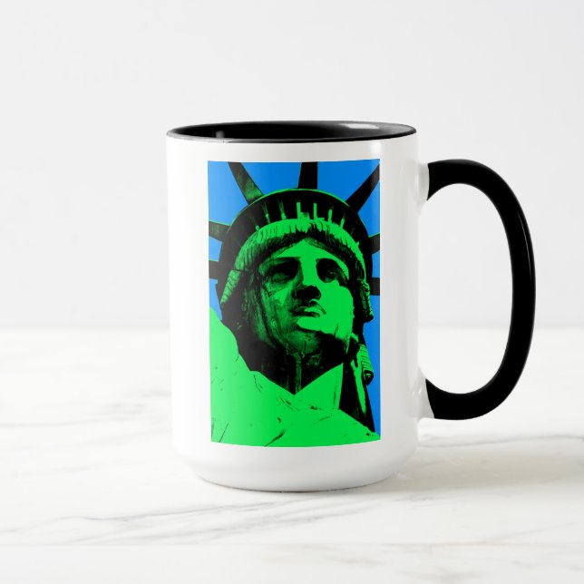 Caneca Estátua da liberdade do pop art (Direita)