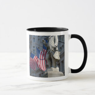 Caneca estátua de Benjamin Franklin em Washington, DC