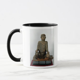 Caneca Estátua de um homem assentado, Mbembe, Nigéria