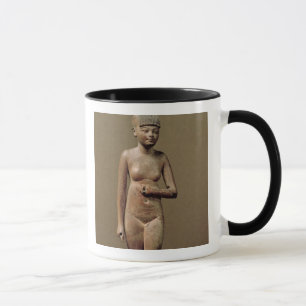 Caneca Estátua de uma menina de empregado nova (madeira)