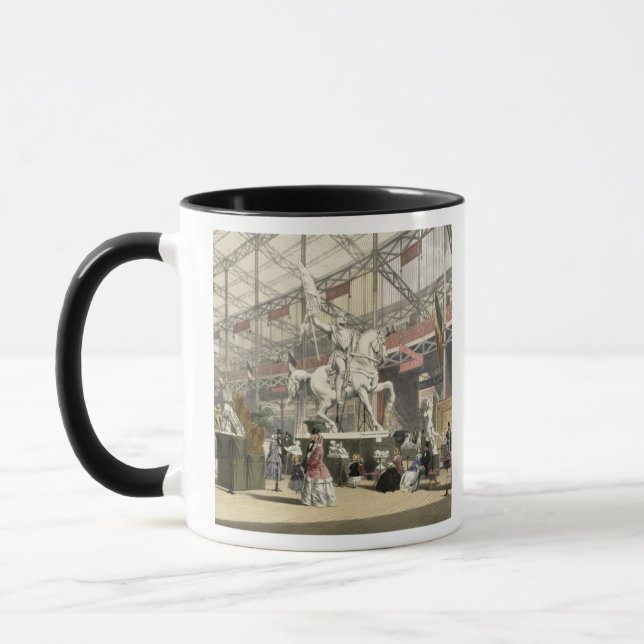 Caneca Estátuas na seção de Bélgica do grande Exhibi (Esquerda)