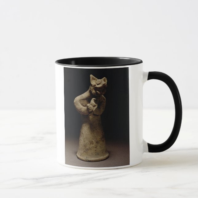 Caneca Estatueta de um demónio Leão-Dirigido, (Direita)