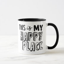 Este É Meu Lugar Feliz Mug
