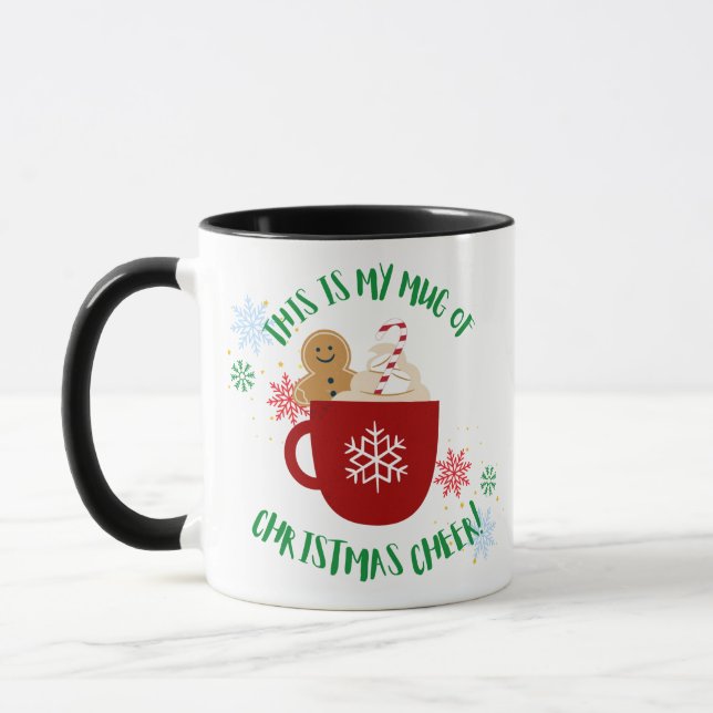Caneca Este é o meu caneco de Alegria Natalina (Esquerda)