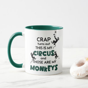 Caneca Este É O Meu Circo E Estes São Os Meus Macacos