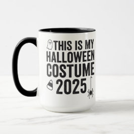 Caneca Este É O Meu Figurino De Halloween 2025