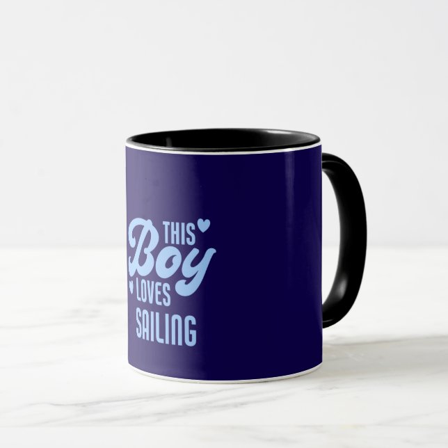 Caneca Este Garoto Ama Velas Piada Marinheiro (Frente Esquerda)