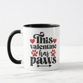 Caneca Este Namorados tem patas...do cão Mug