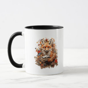 Caneca Estética Cottagecore Com Livro Fofo Goblincore