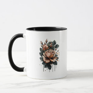 Caneca Estética de Fada Goblincore e Cottagecore Cogumelo
