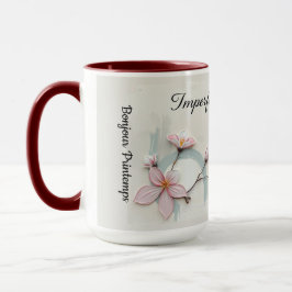 Caneca Estética Deco Personalizada de Café Moderno