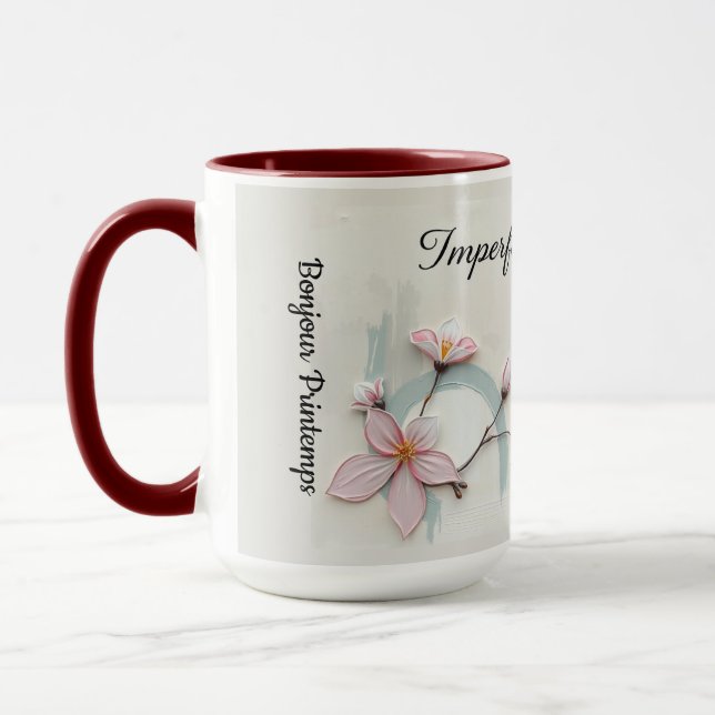 Caneca Estética Deco Personalizada de Café Moderno (Esquerda)