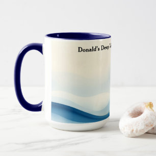 Caneca Estética Minimalista de Estado de Fluxo Focado