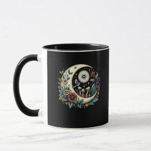 Caneca Estético Goblincore Cottagecore Cogumelo Minimal