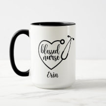 Estetoscópio Personalizado Abençoado Enfermeira Ne