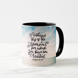 Caneca Esther 4:14 Momento pelo qual você foi Criado